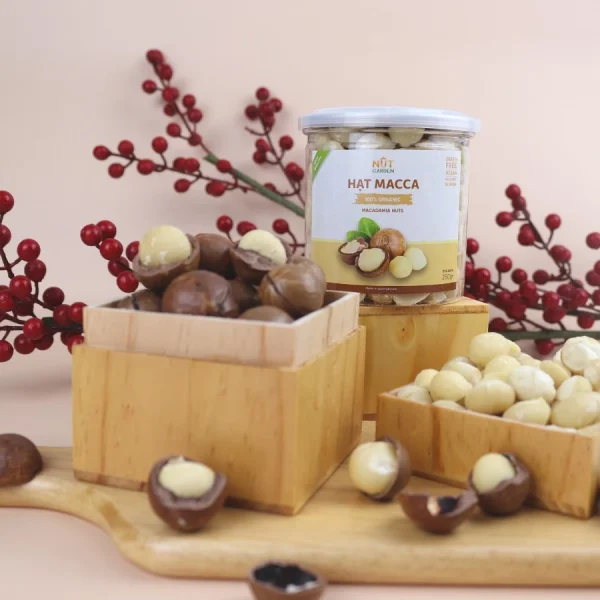 Hạt Macca Úc Nứt Vỏ Chính Hãng Nut Garden - Nhập Khẩu 100% Úc - 200gr, 500gr - Hình ảnh 3