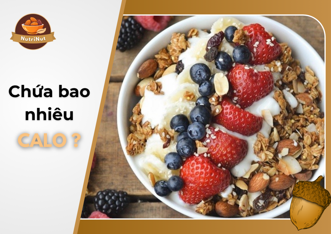 1 bịch ngũ cốc dinh dưỡng bao nhiêu calo