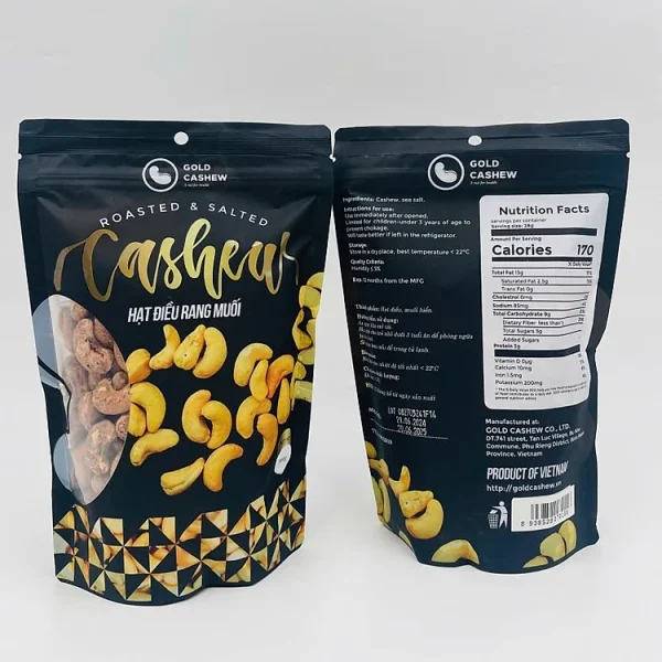 Hạt Điều Vỏ Lụa Rang Muối 500gr - Hình ảnh 4
