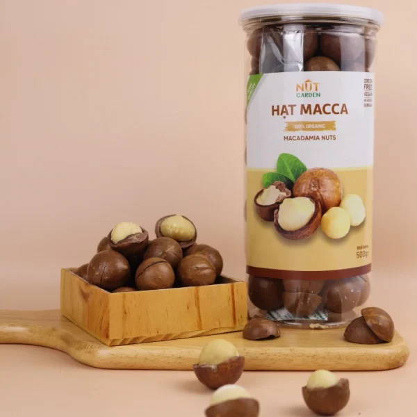 Hạt Macca Úc Nứt Vỏ Chính Hãng Nut Garden - Nhập Khẩu 100% Úc - 200gr, 500gr - Hình ảnh 5