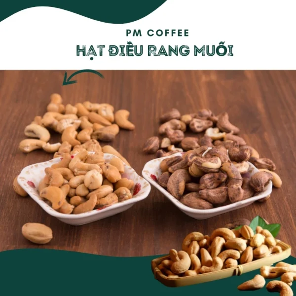 Hạt Điều Rang Muối Đăk Lăk Nguyên Lụa - Hộp 500Gram - Hình ảnh 3