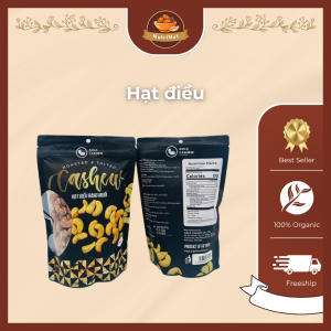 Hạt Điều Vỏ Lụa Rang Muối 500gr
