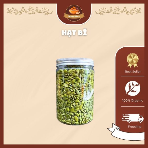 Hạt Bí Xanh Chín Ấn Độ, 450g
