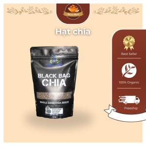 Hạt Chia Black Bag OMD hữu cơ của Úc, 500g