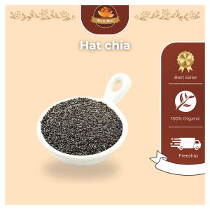 Hạt chia organic hữu cơ giảm cân chính hãng nhập khẩu Mexico giàu chất xơ protein ít đường no lâu