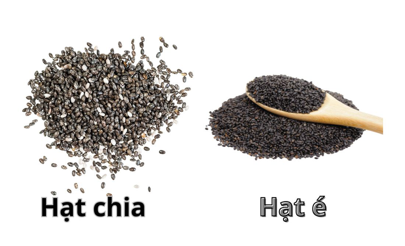 Hạt chia có giống hạt é không?
