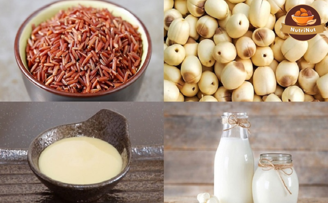 Sự biến tấu đa dạng của sữa hạt gạo lứt đậu đỏ